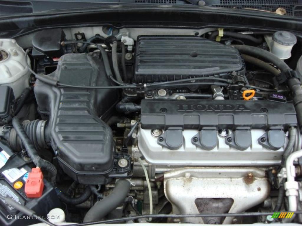 2003 Honda Civic LX Sedan 1.7 Liter SOHC 16V 4 Cylinder Engine Photo #47484366