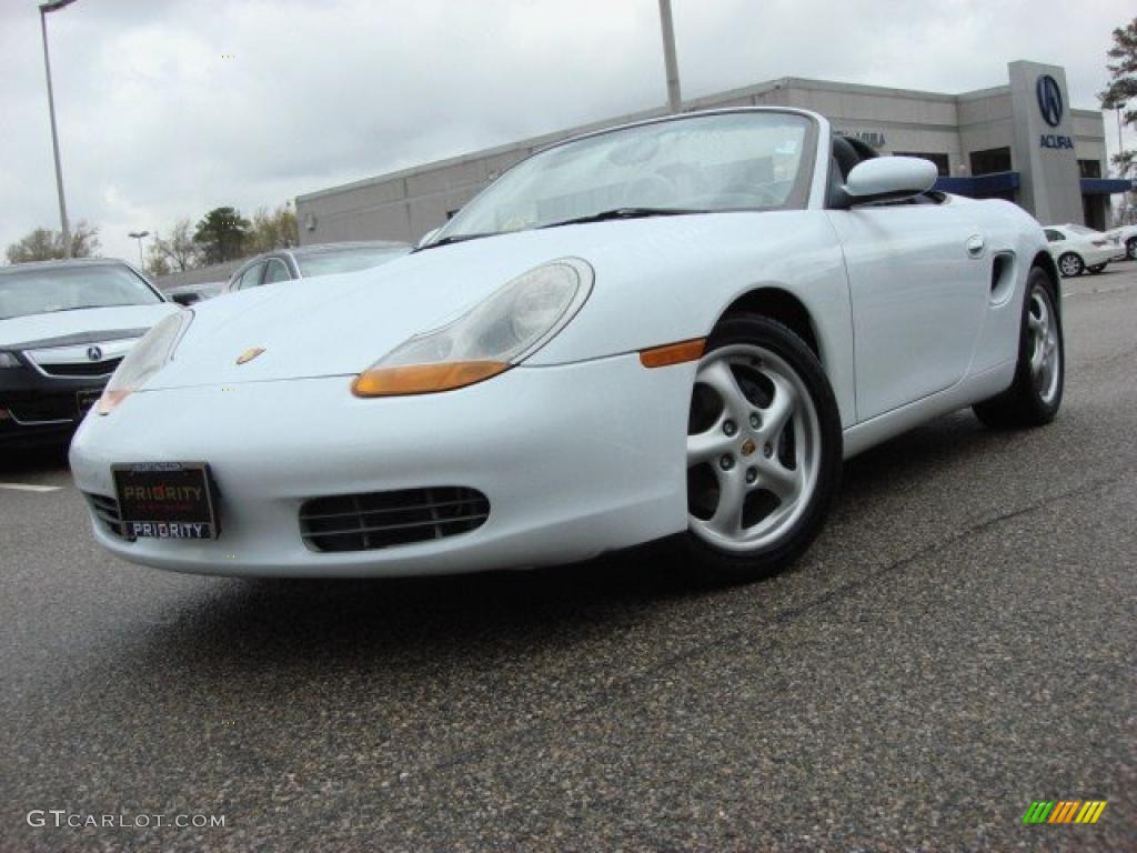 1999 Boxster  - Glacier White / Metropol Blue photo #1