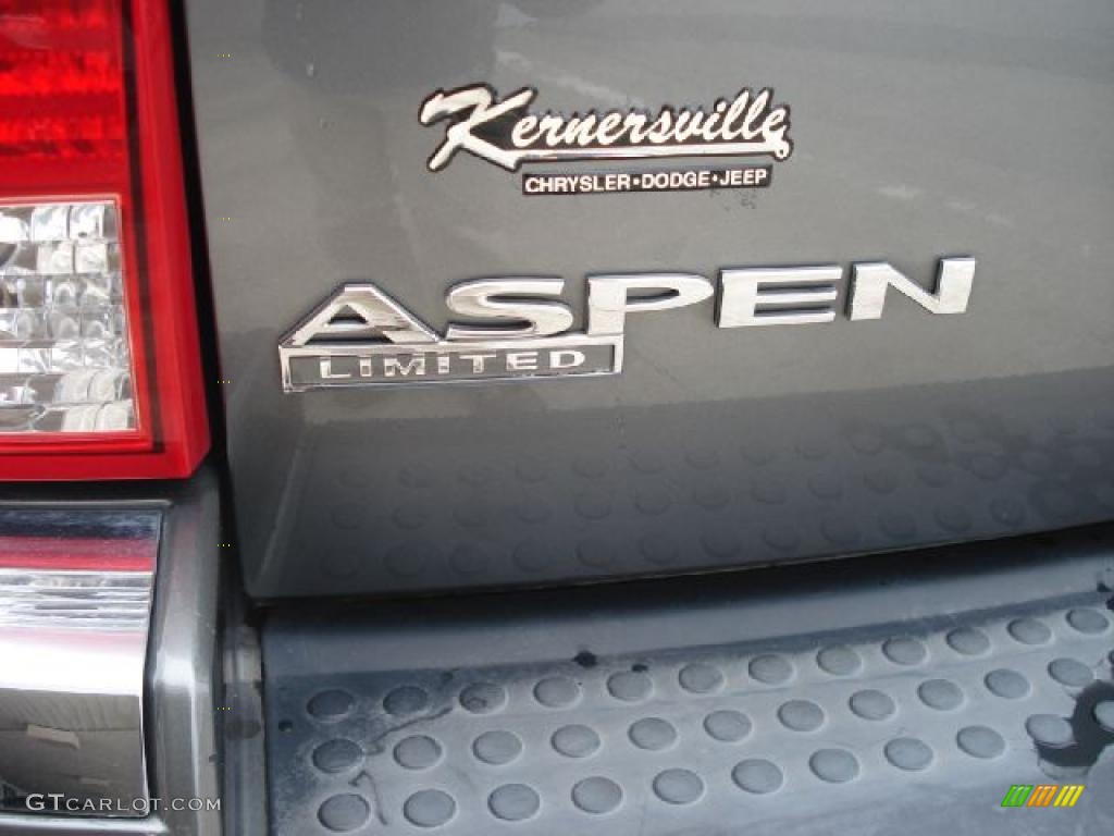 2007 Aspen Limited HEMI 4WD - Mineral Gray Metallic / Dark Khaki/Light Graystone photo #36