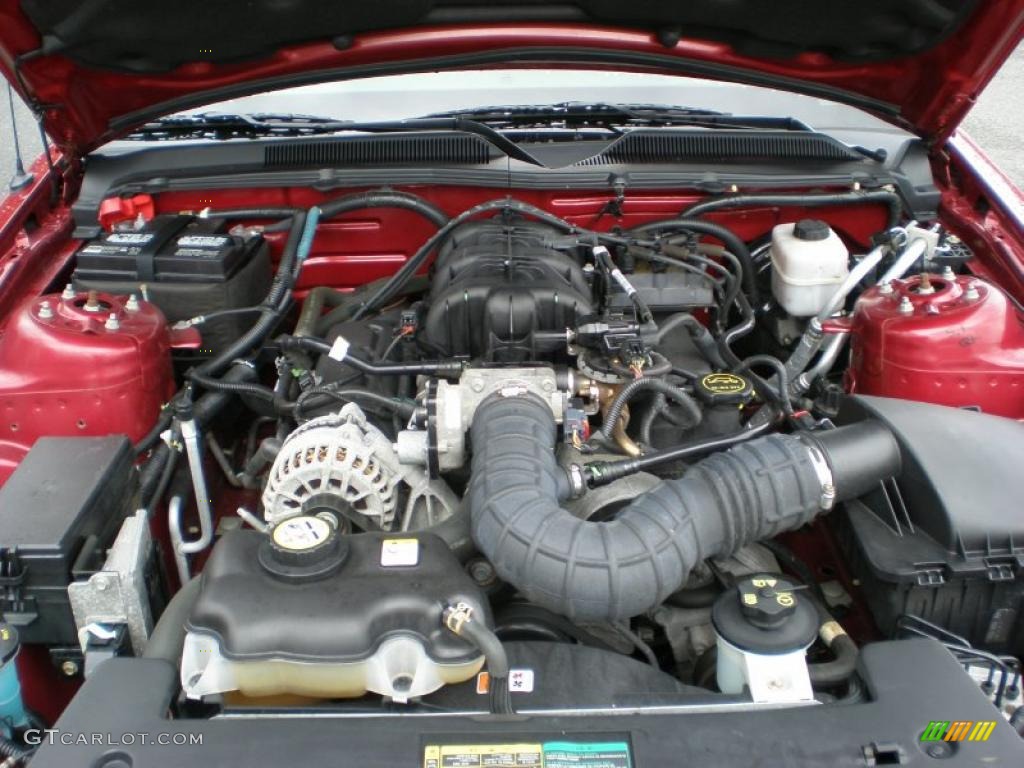 2007 Mustang V6 Premium Convertible - Redfire Metallic / Medium Parchment photo #25