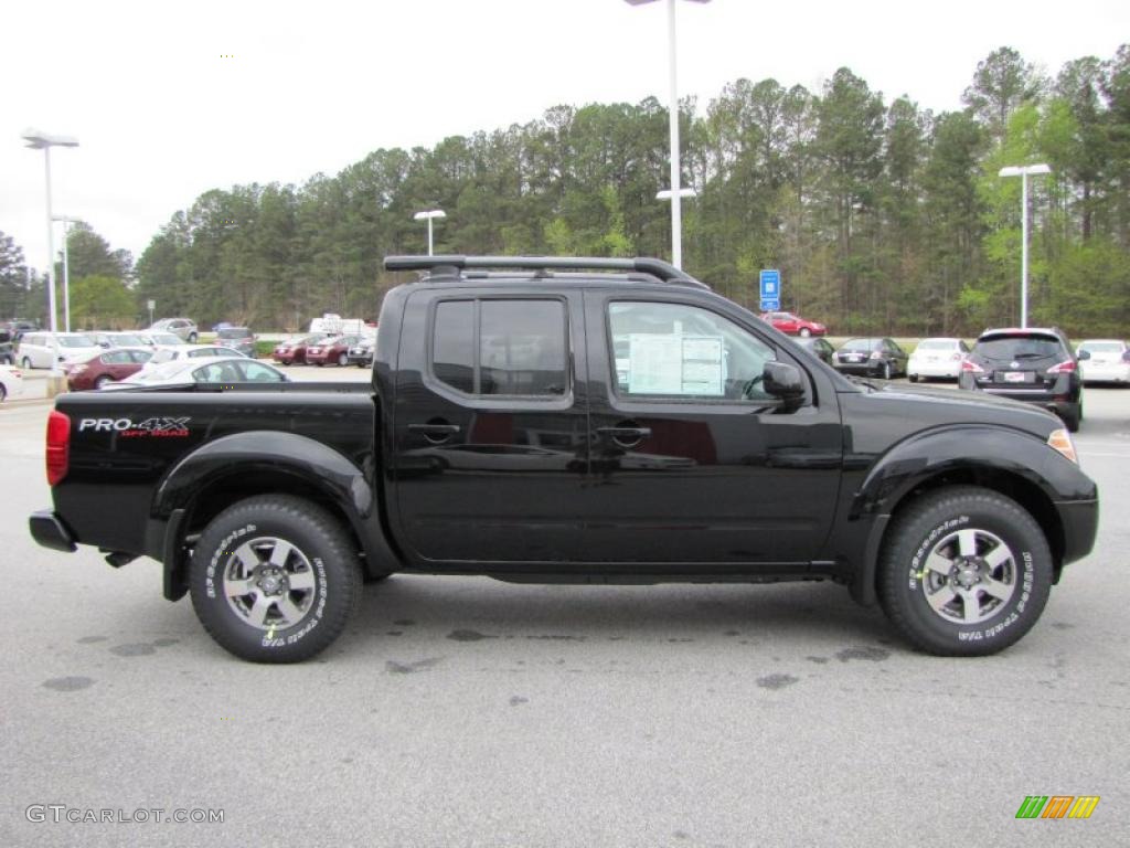 Super Black 2011 Nissan Frontier Pro-4X Crew Cab 4x4 Exterior Photo #47485464