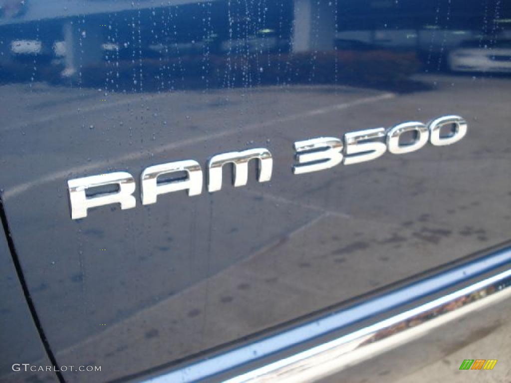 2004 Ram 3500 Laramie Quad Cab Dually - Patriot Blue Pearl / Dark Slate Gray photo #34
