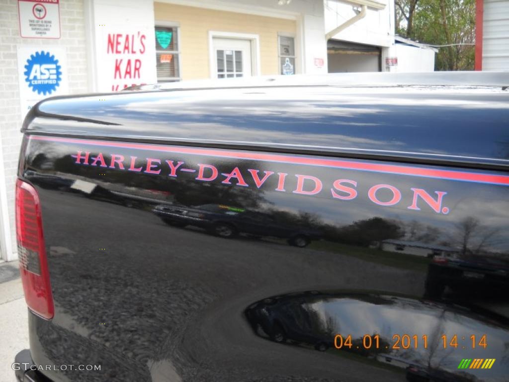 2006 F150 Harley-Davidson SuperCab 4x4 - Black / Black photo #3