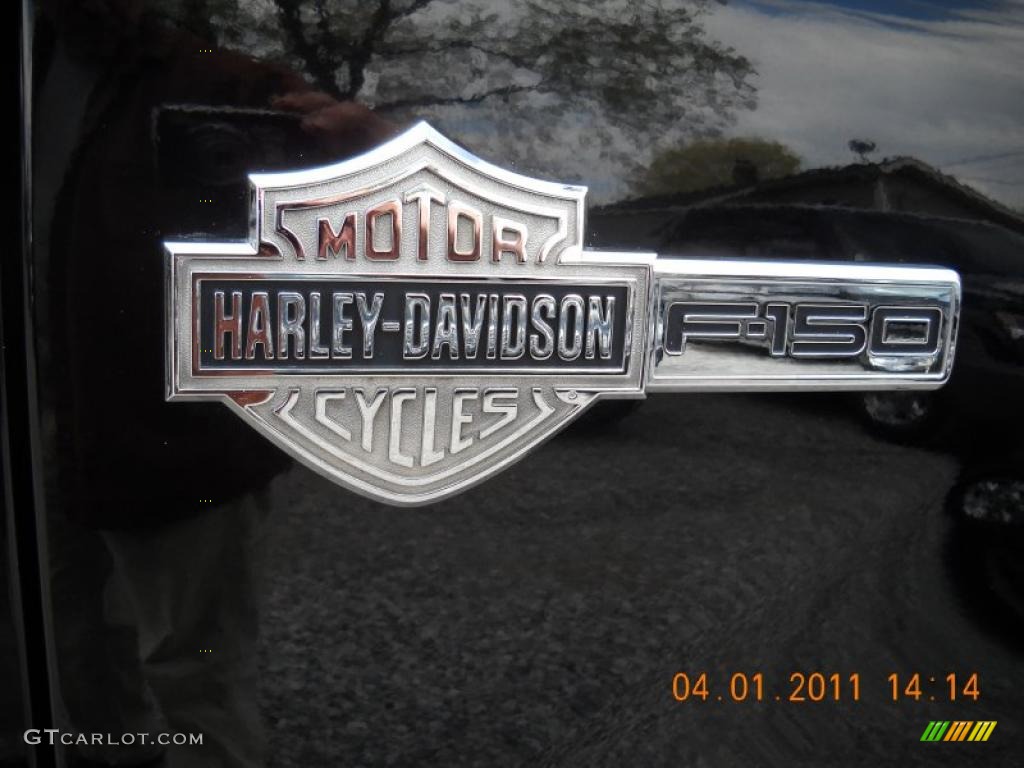 2006 F150 Harley-Davidson SuperCab 4x4 - Black / Black photo #5