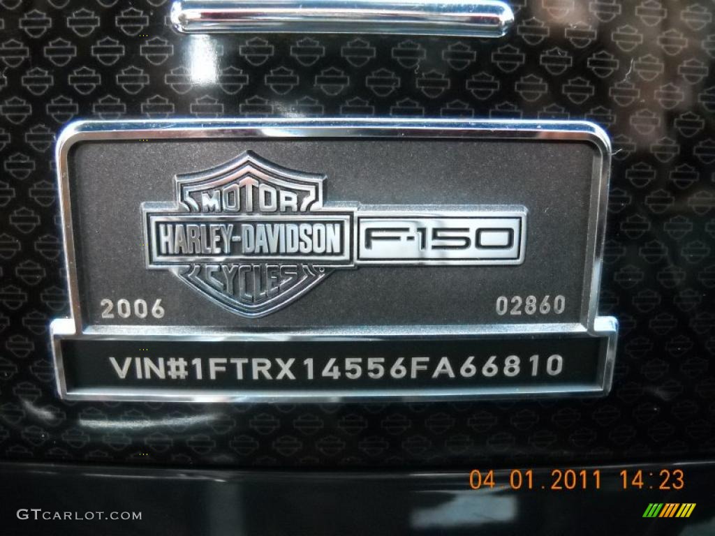 2006 Ford F150 Harley-Davidson SuperCab 4x4 Marks and Logos Photo #47486120