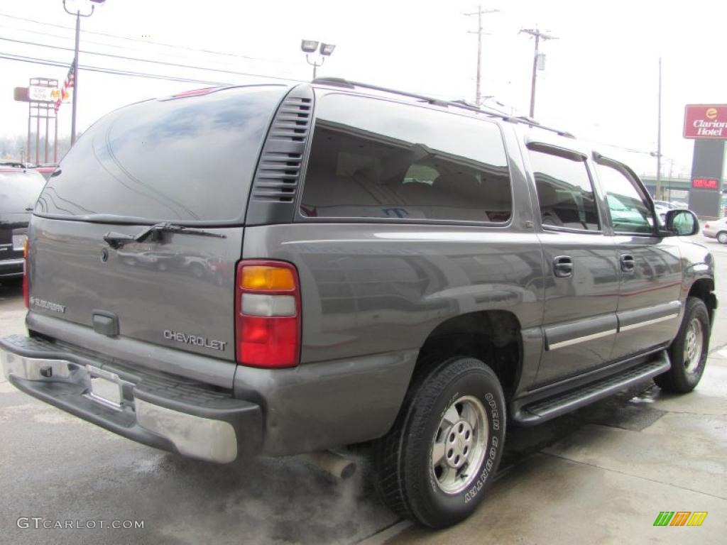 2002 Suburban 1500 LT 4x4 - Medium Charcoal Gray Metallic / Medium Gray/Neutral photo #19