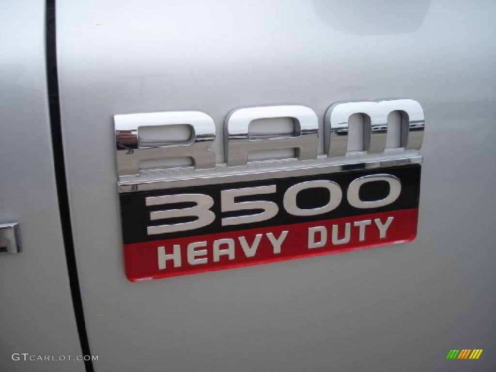 2007 Ram 3500 SLT Quad Cab Dually - Bright Silver Metallic / Medium Slate Gray photo #36