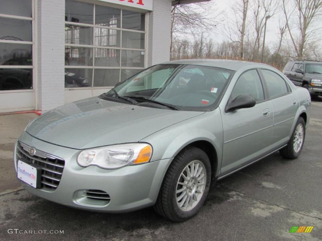 Satin Jade Pearl 2005 Chrysler Sebring Sedan Exterior Photo #47486594