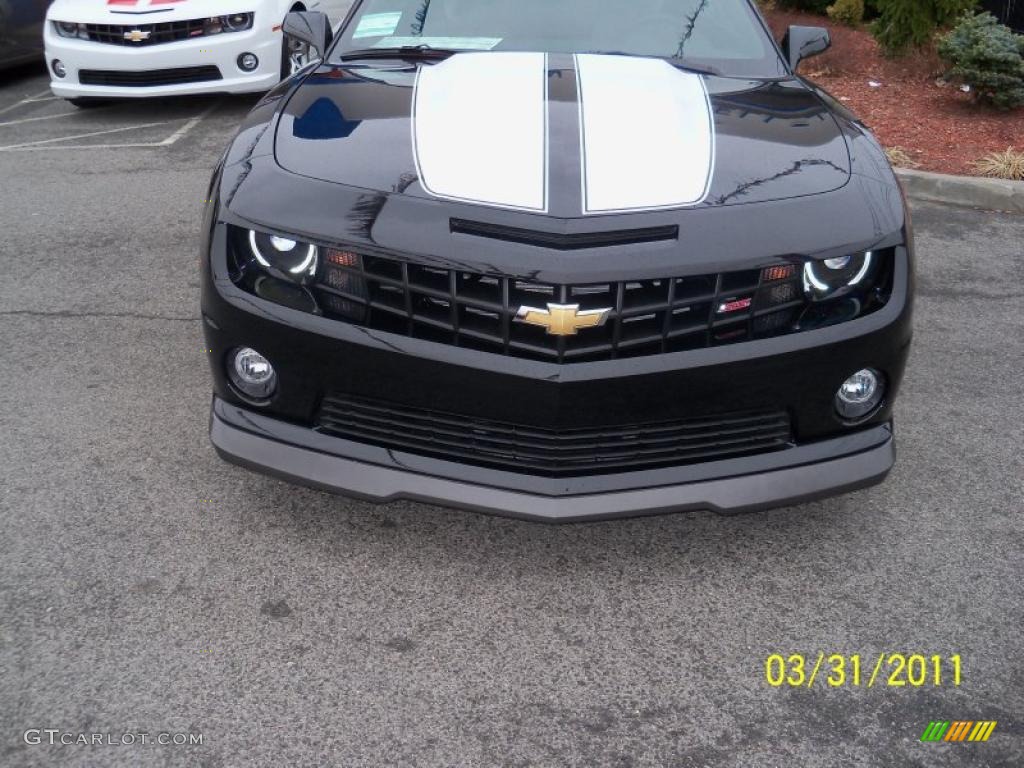 2011 Camaro SS/RS Convertible - Black / Gray photo #1