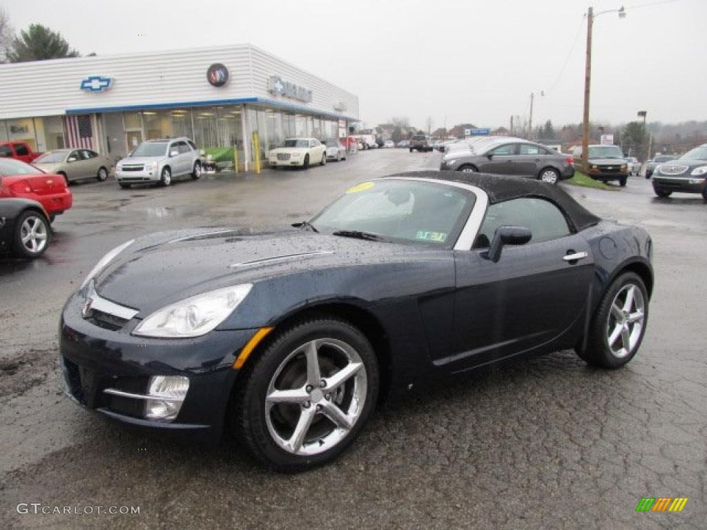 2007 Sky Roadster - Midnight Blue / Black photo #1