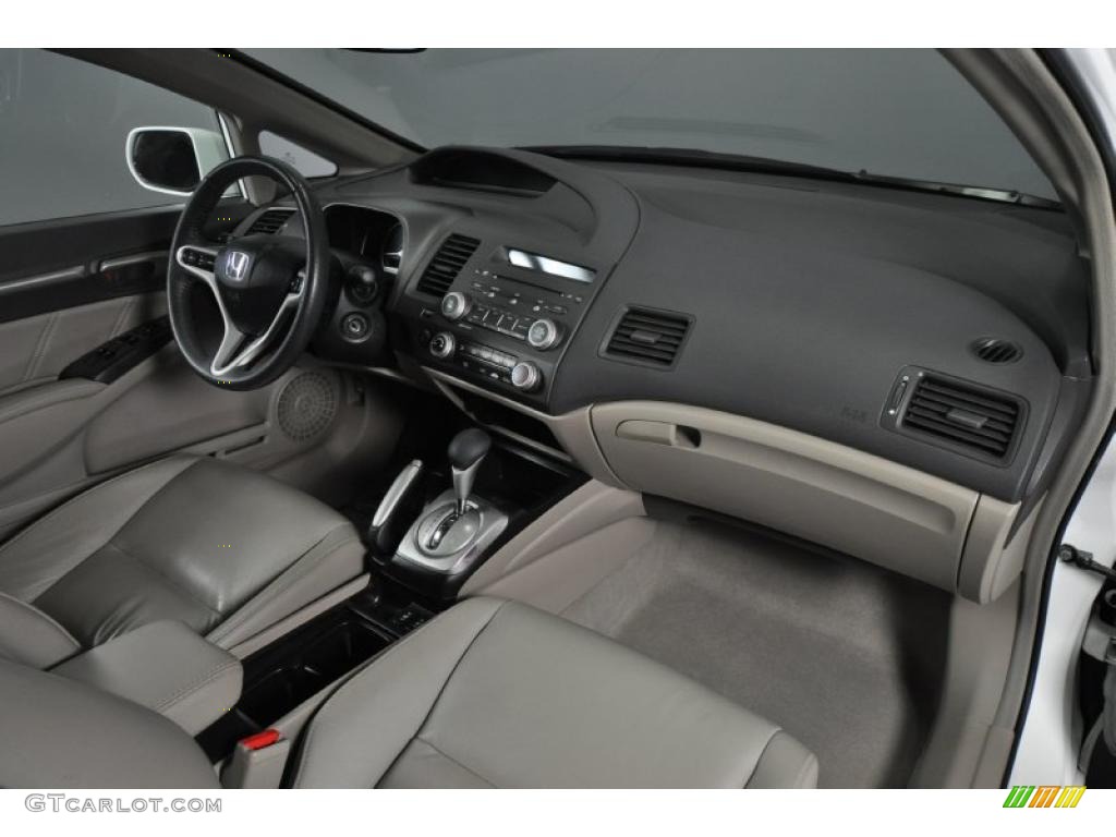 2009 Honda Civic EX-L Sedan Beige Dashboard Photo #47487515