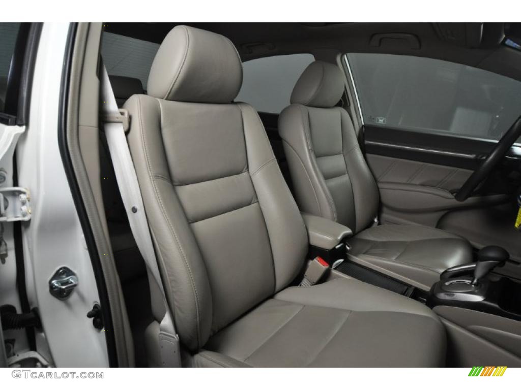 Beige Interior 2009 Honda Civic EX-L Sedan Photo #47487530