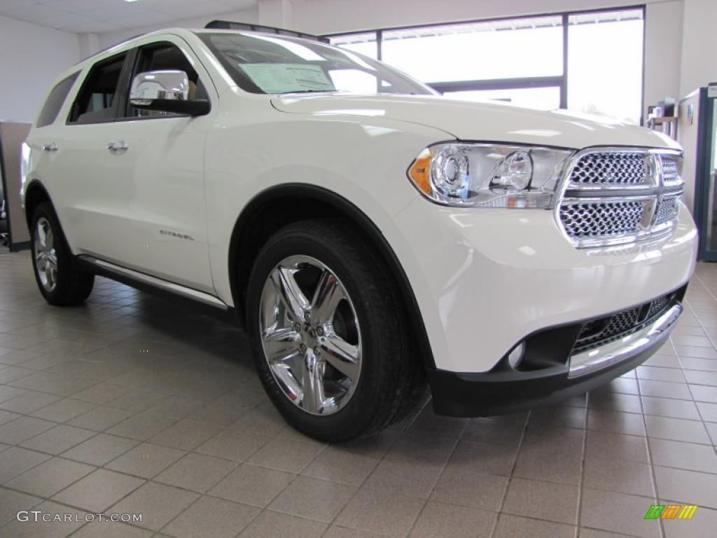 Stone White 2011 Dodge Durango Citadel Exterior Photo #47489463