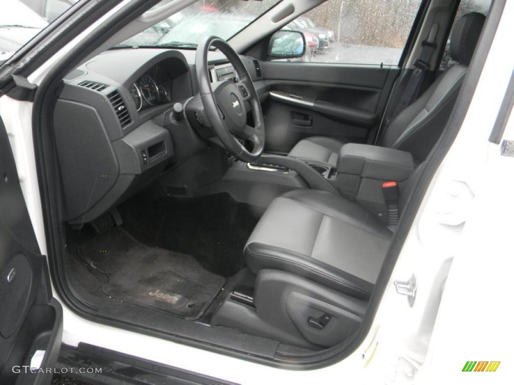 2008 Grand Cherokee Laredo 4x4 - Stone White / Dark Slate Gray/Light Graystone photo #12