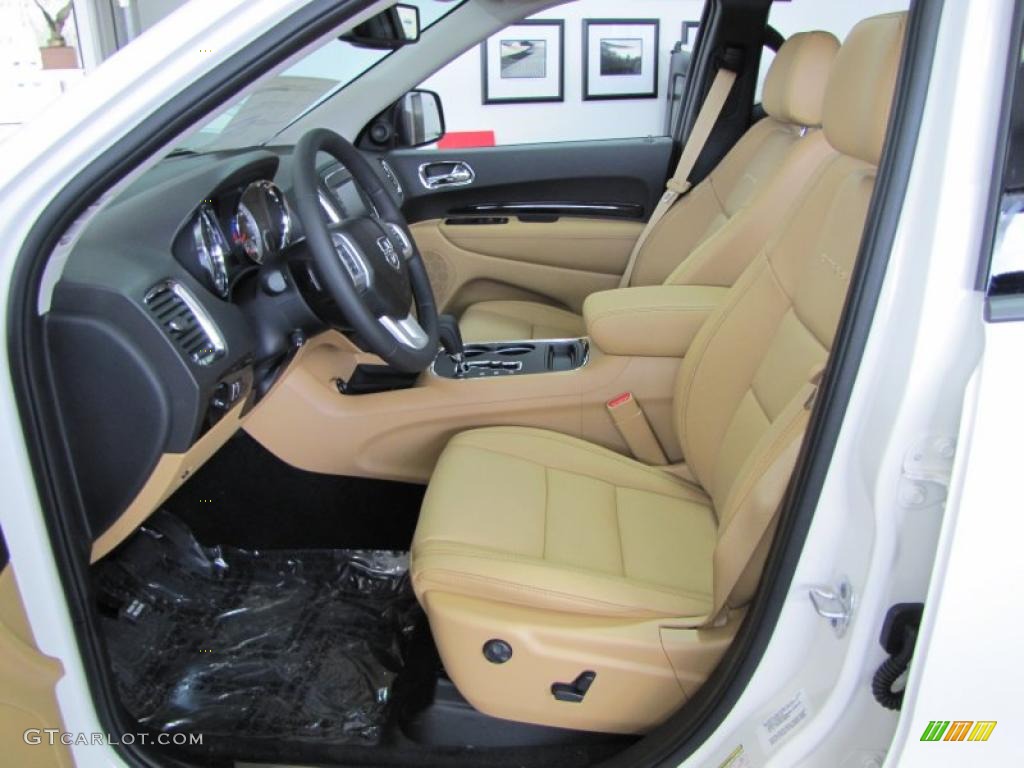 Black/Tan Interior 2011 Dodge Durango Citadel Photo #47489547