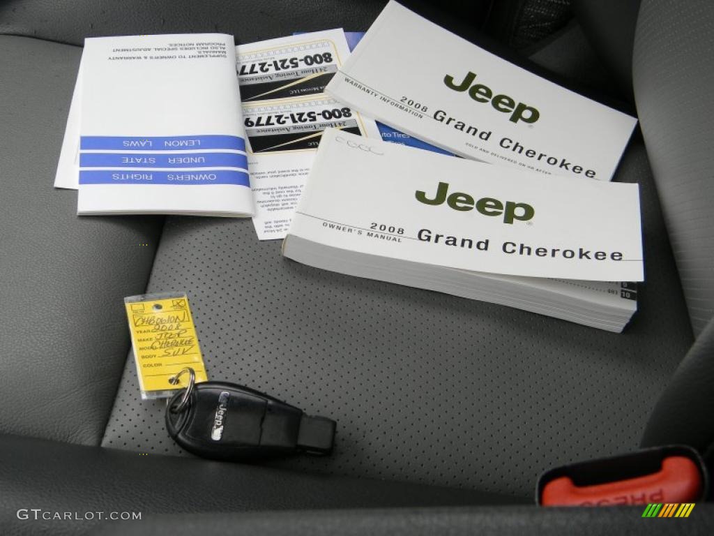 2008 Grand Cherokee Laredo 4x4 - Stone White / Dark Slate Gray/Light Graystone photo #16