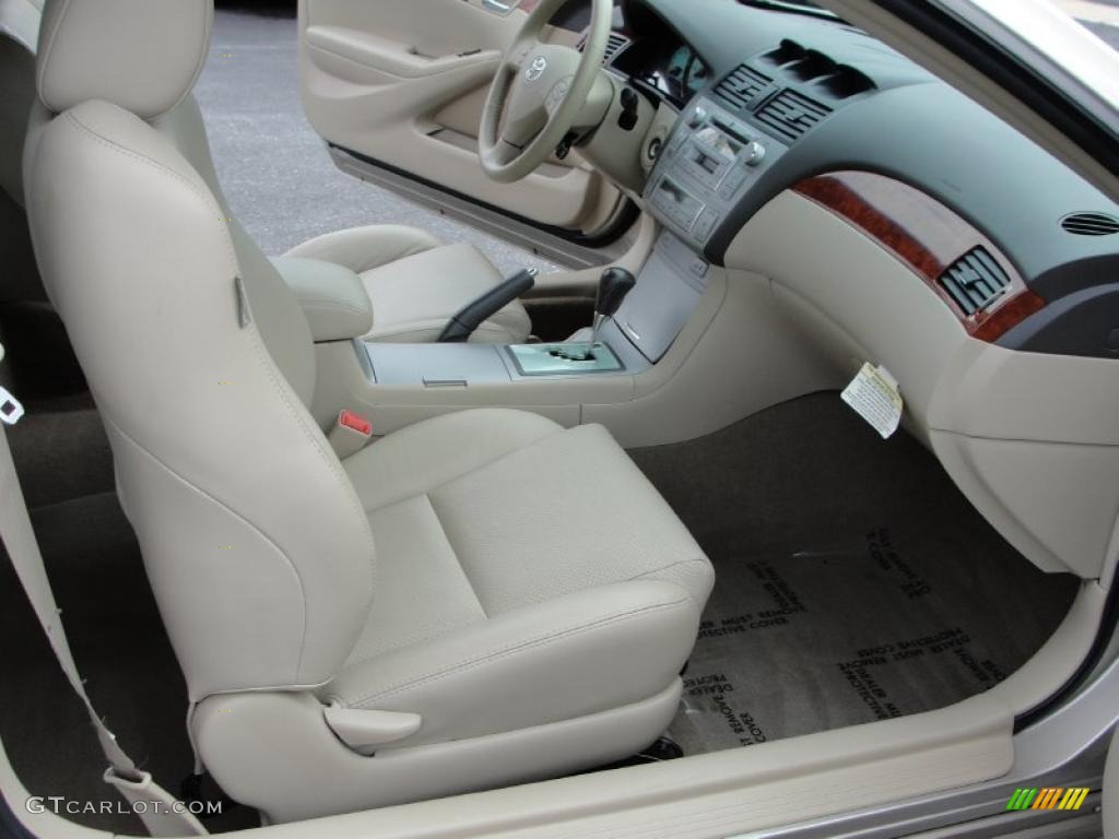 Ivory Interior 2006 Toyota Solara SLE Coupe Photo #47490006