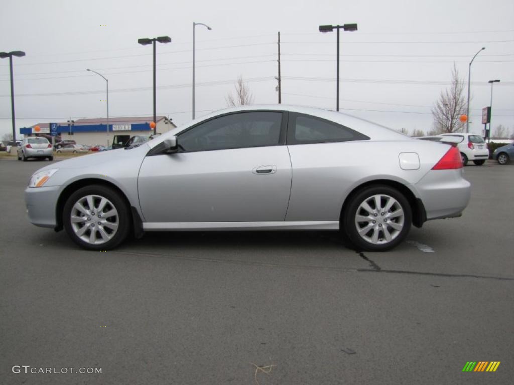 2006 Accord EX V6 Coupe - Alabaster Silver Metallic / Gray photo #1