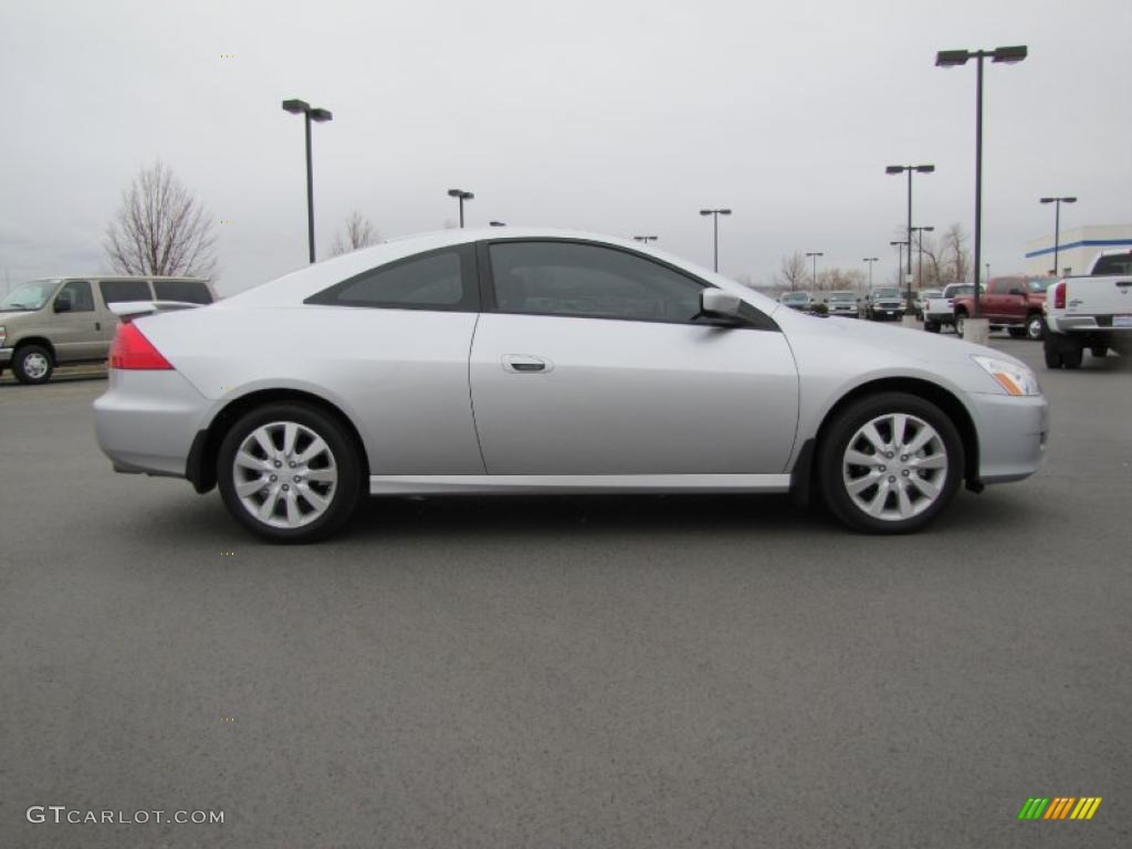 2006 Accord EX V6 Coupe - Alabaster Silver Metallic / Gray photo #5