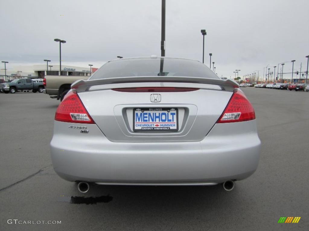 2006 Accord EX V6 Coupe - Alabaster Silver Metallic / Gray photo #7