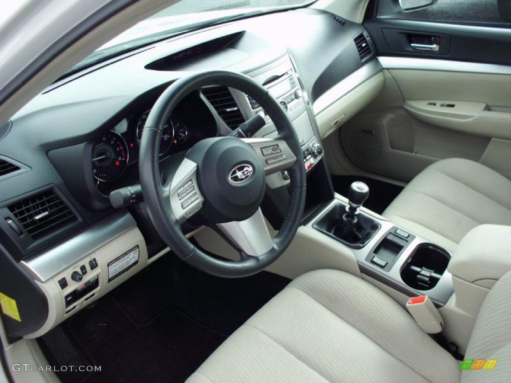 Warm Ivory Interior 2010 Subaru Legacy 2.5 GT Premium Sedan Photo #47490843