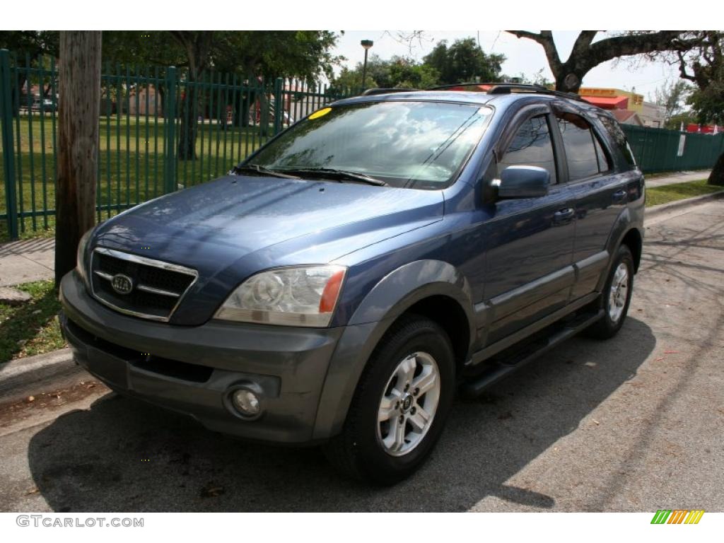 2005 Sorento EX - Spark Blue Metallic / Gray photo #1