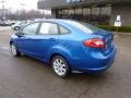 2011 Blue Flame Metallic Ford Fiesta SE Sedan  photo #2