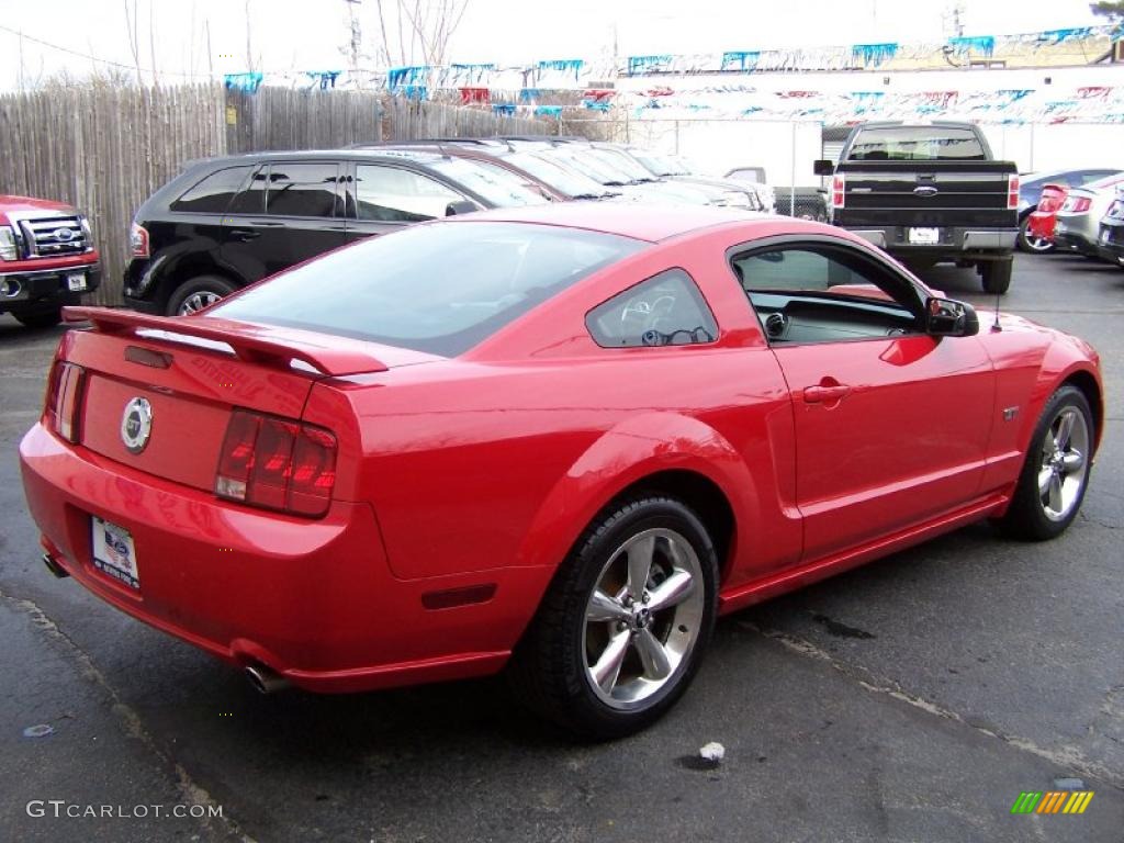 2007 Mustang GT Premium Coupe - Torch Red / Dark Charcoal photo #6