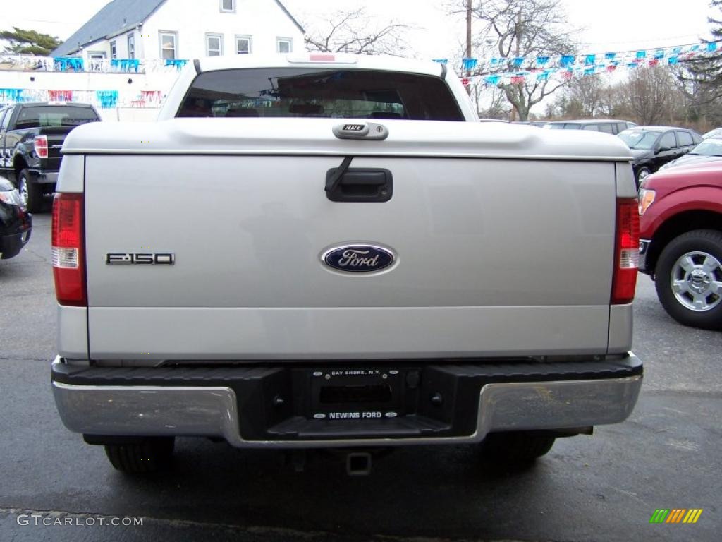 2006 F150 XLT SuperCab 4x4 - Silver Metallic / Medium/Dark Flint photo #4