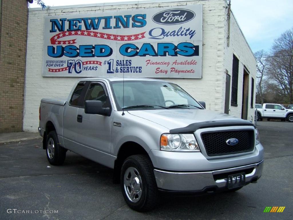 2006 F150 XLT SuperCab 4x4 - Silver Metallic / Medium/Dark Flint photo #6