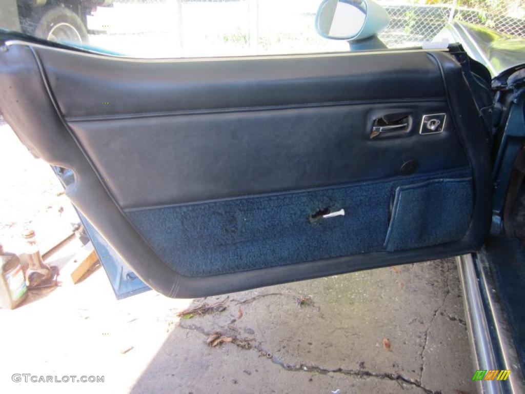 1978 Chevrolet Corvette Coupe Dark Blue Door Panel Photo #47492949