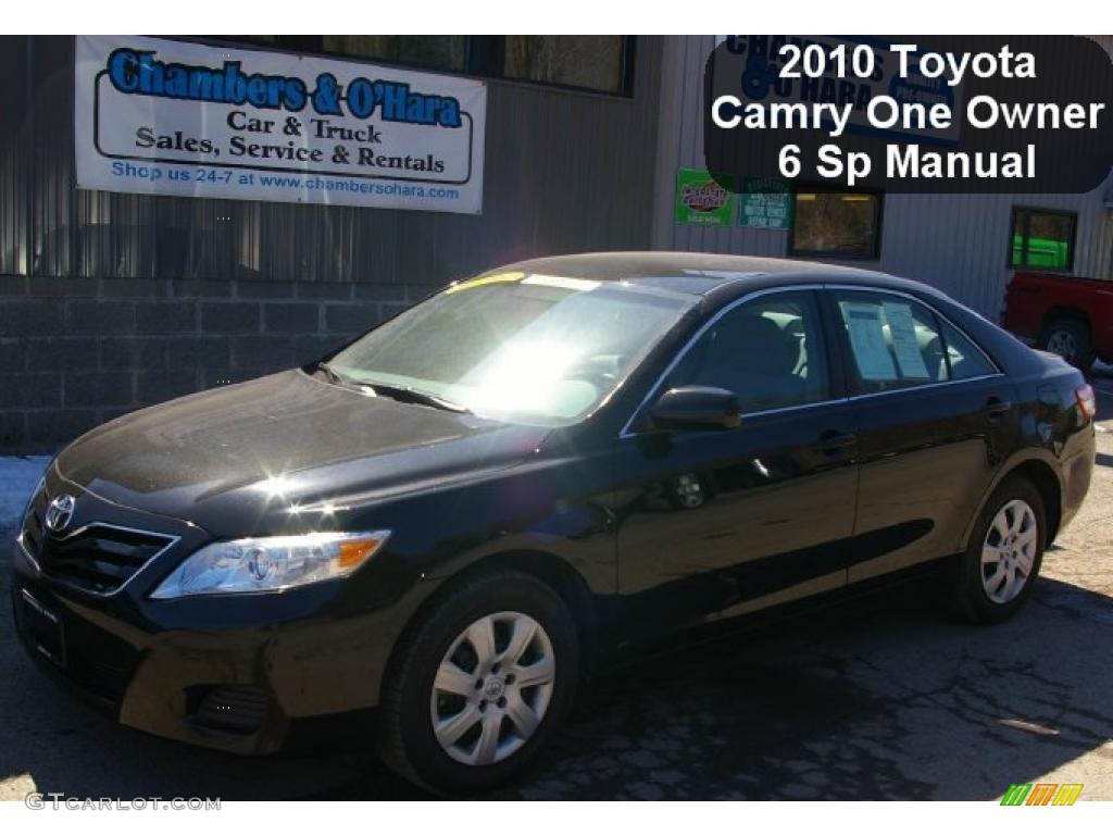 2010 Camry  - Black / Ash Gray photo #1