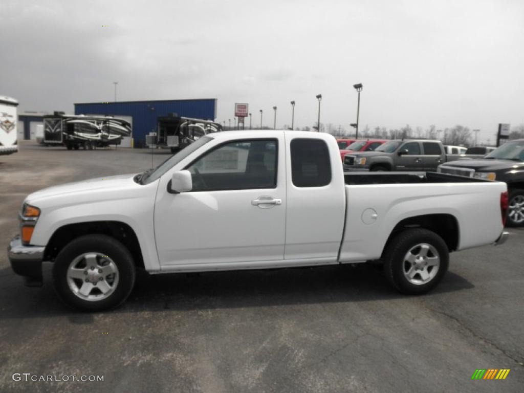 Summit White 2011 GMC Canyon SLE Extended Cab Exterior Photo #47494320
