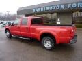 2010 Vermillion Red Ford F350 Super Duty Lariat Crew Cab 4x4 Dually  photo #2
