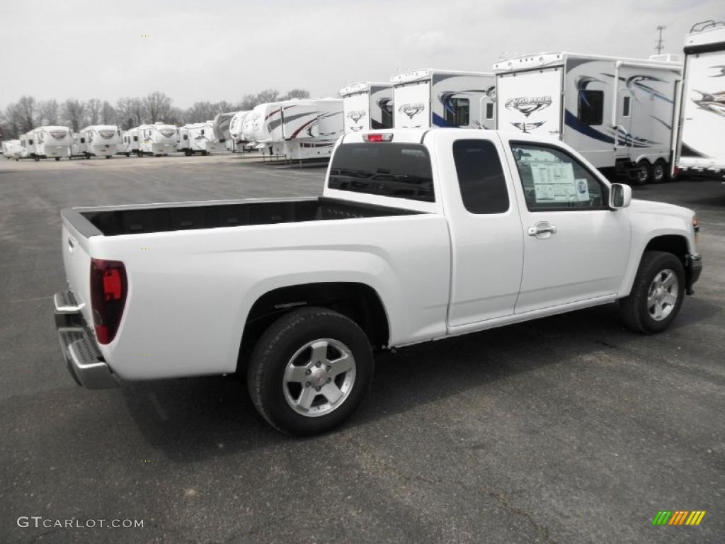 Summit White 2011 GMC Canyon SLE Extended Cab Exterior Photo #47494467