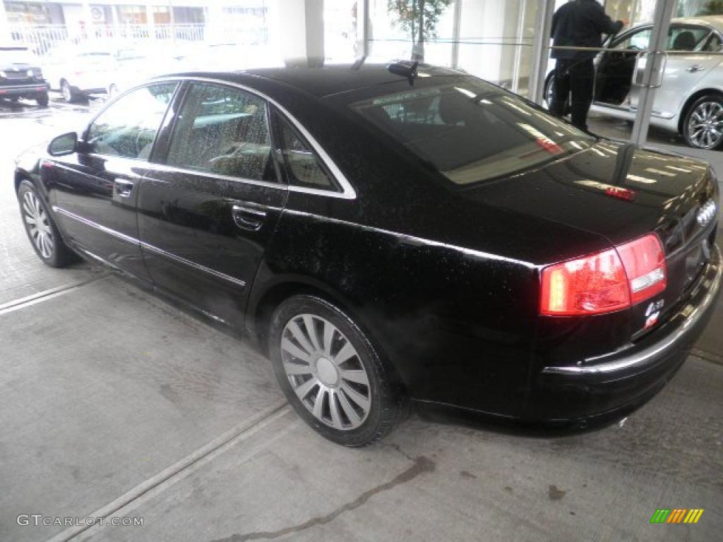2005 A8 4.2 quattro - Brilliant Black / Black/Amaretto photo #6