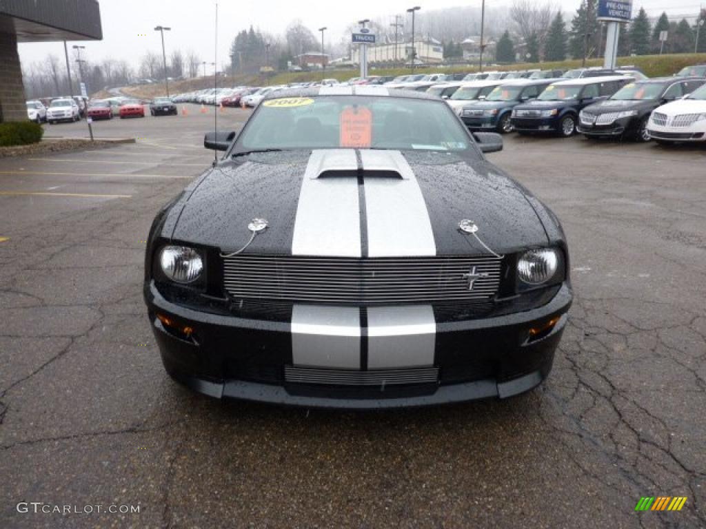 2007 Mustang Shelby GT Coupe - Black / Dark Charcoal photo #7