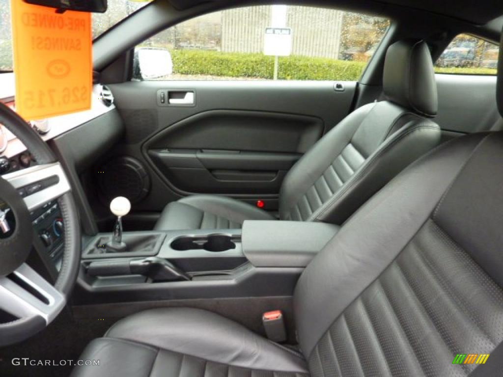 Dark Charcoal Interior 2007 Ford Mustang Shelby GT Coupe Photo #47496387