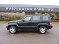 2009 Brilliant Black Crystal Pearl Jeep Liberty Sport 4x4  photo #1