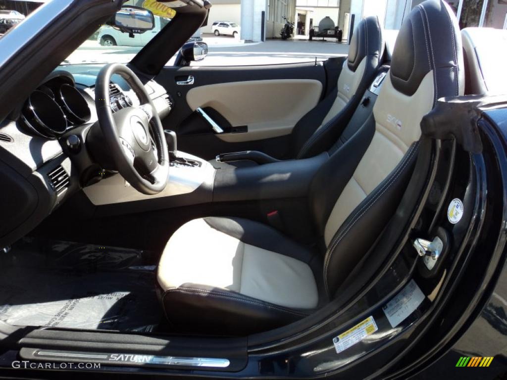 Tan Interior 2008 Saturn Sky Red Line Roadster Photo #47497104