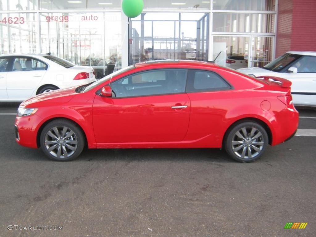 Racing Red 2011 Kia Forte Koup SX Exterior Photo #47497203