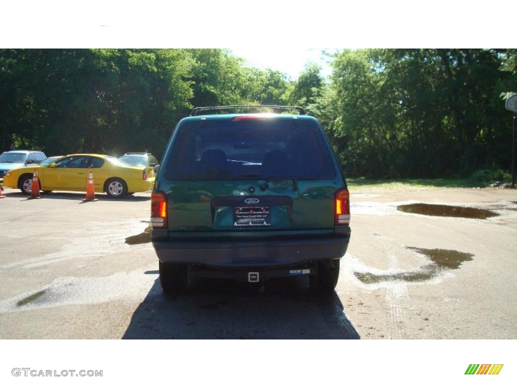 2001 Explorer XLS - Tropic Green Metallic / Medium Prairie Tan photo #4