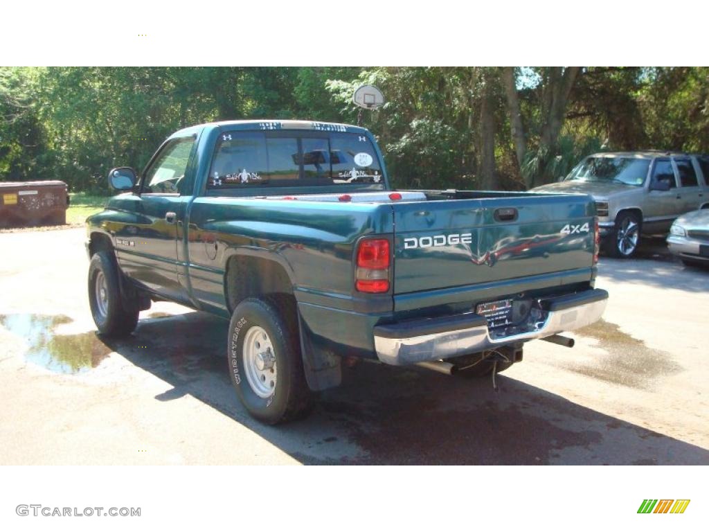 1998 Ram 1500 ST Regular Cab 4x4 - Emerald Green Pearl / Gray photo #5
