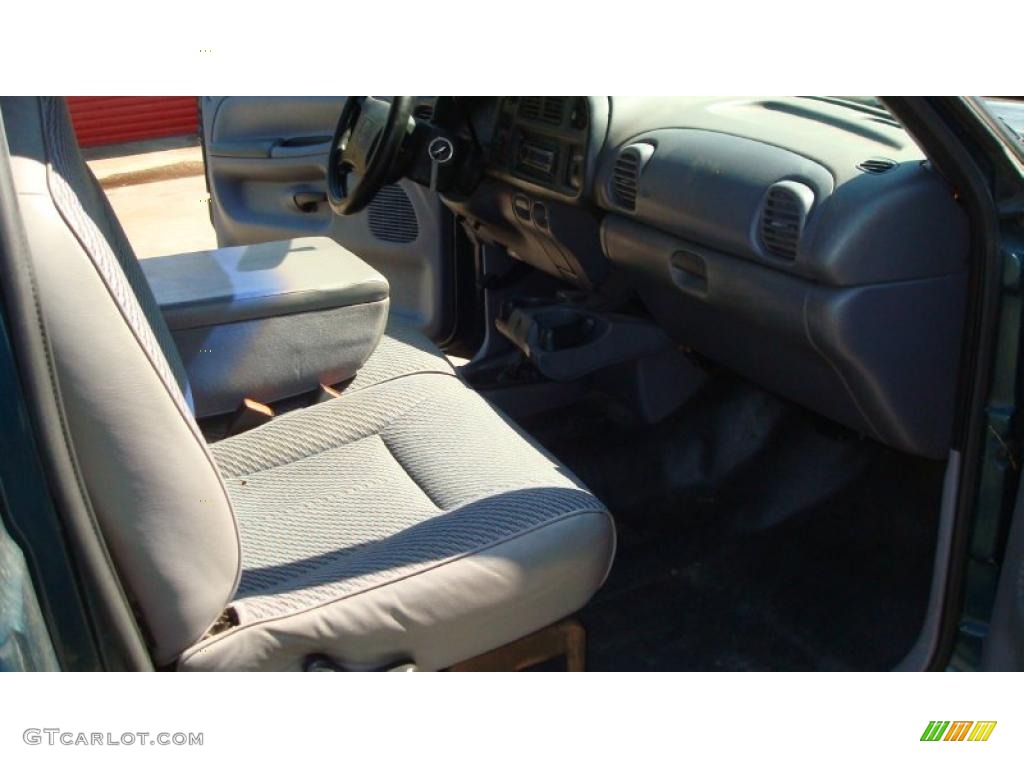 1998 Ram 1500 ST Regular Cab 4x4 - Emerald Green Pearl / Gray photo #11