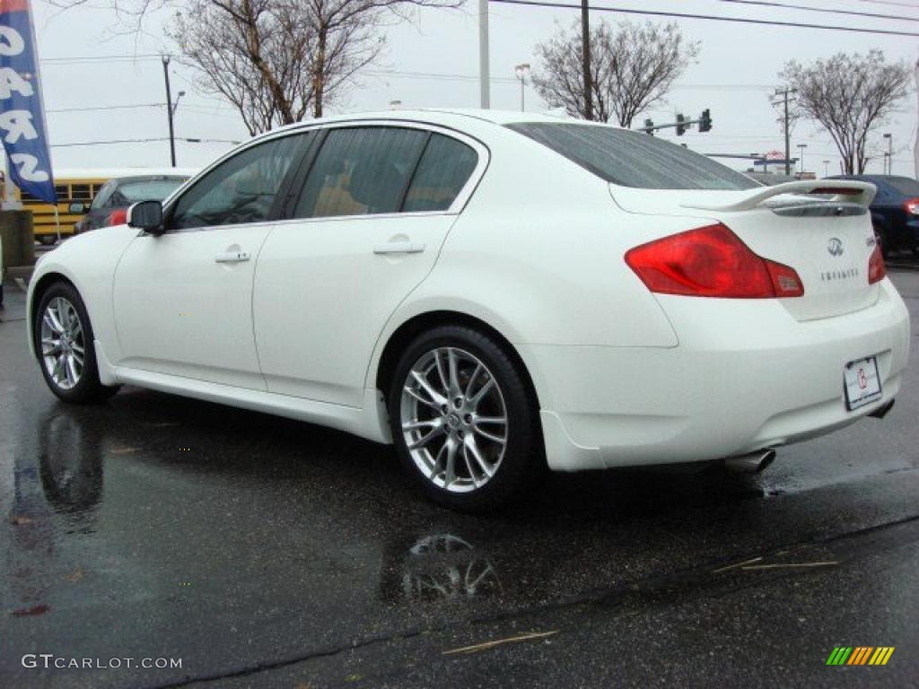 Ivory Pearl White 2008 Infiniti G 35 S Sport Sedan Exterior Photo #47497737