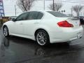 Ivory Pearl White 2008 Infiniti G 35 S Sport Sedan Exterior