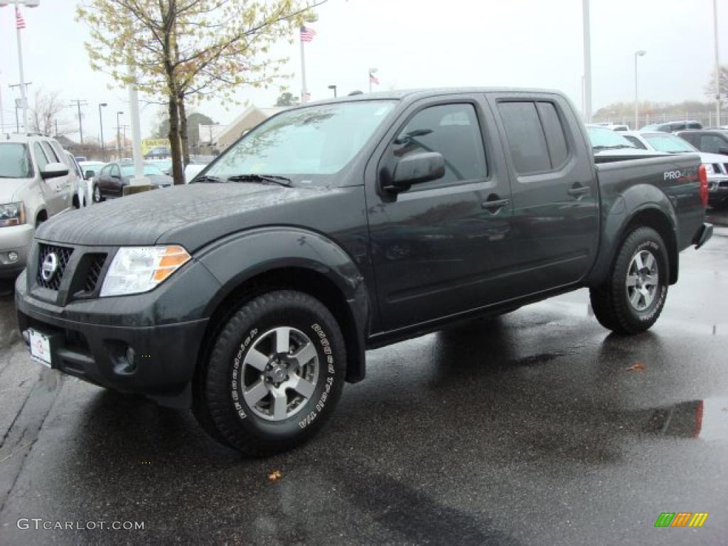 Night Armor Metallic 2011 Nissan Frontier Pro-4X Crew Cab Exterior Photo #47497818
