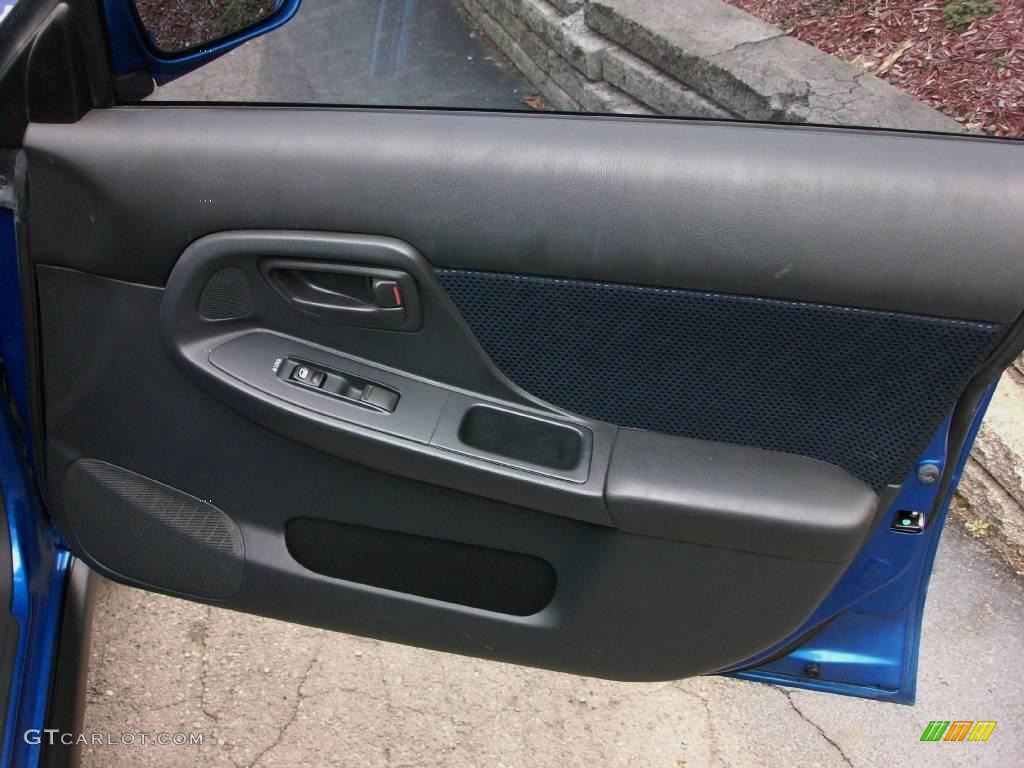 2003 Impreza WRX Sedan - WR Blue Pearl / Black photo #16