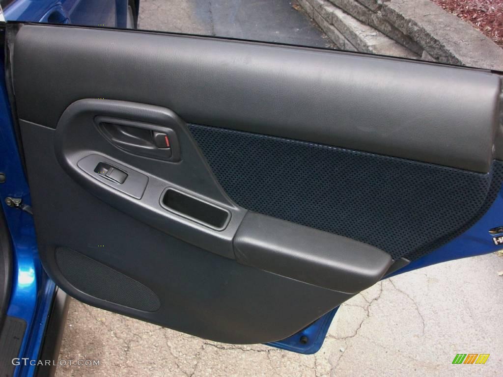 2003 Impreza WRX Sedan - WR Blue Pearl / Black photo #20