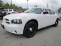 2010 Stone White Dodge Charger Police  photo #3